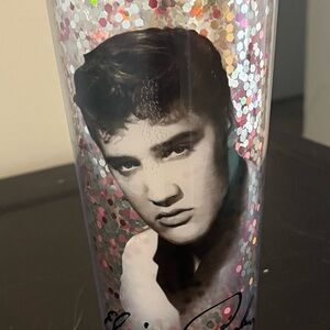 Elvis Presley Glitter Tumbler